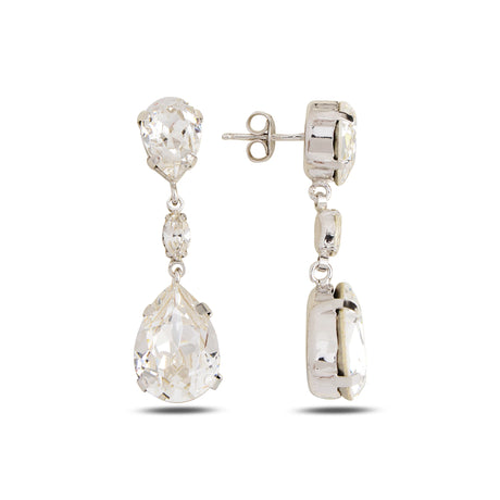 Refined Pear Drop Earrings - Classic Elegance for Every Occasion