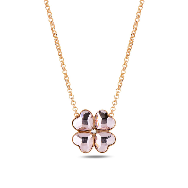 Striking Metal Statement Necklace - Fortuna Bold Motif Design