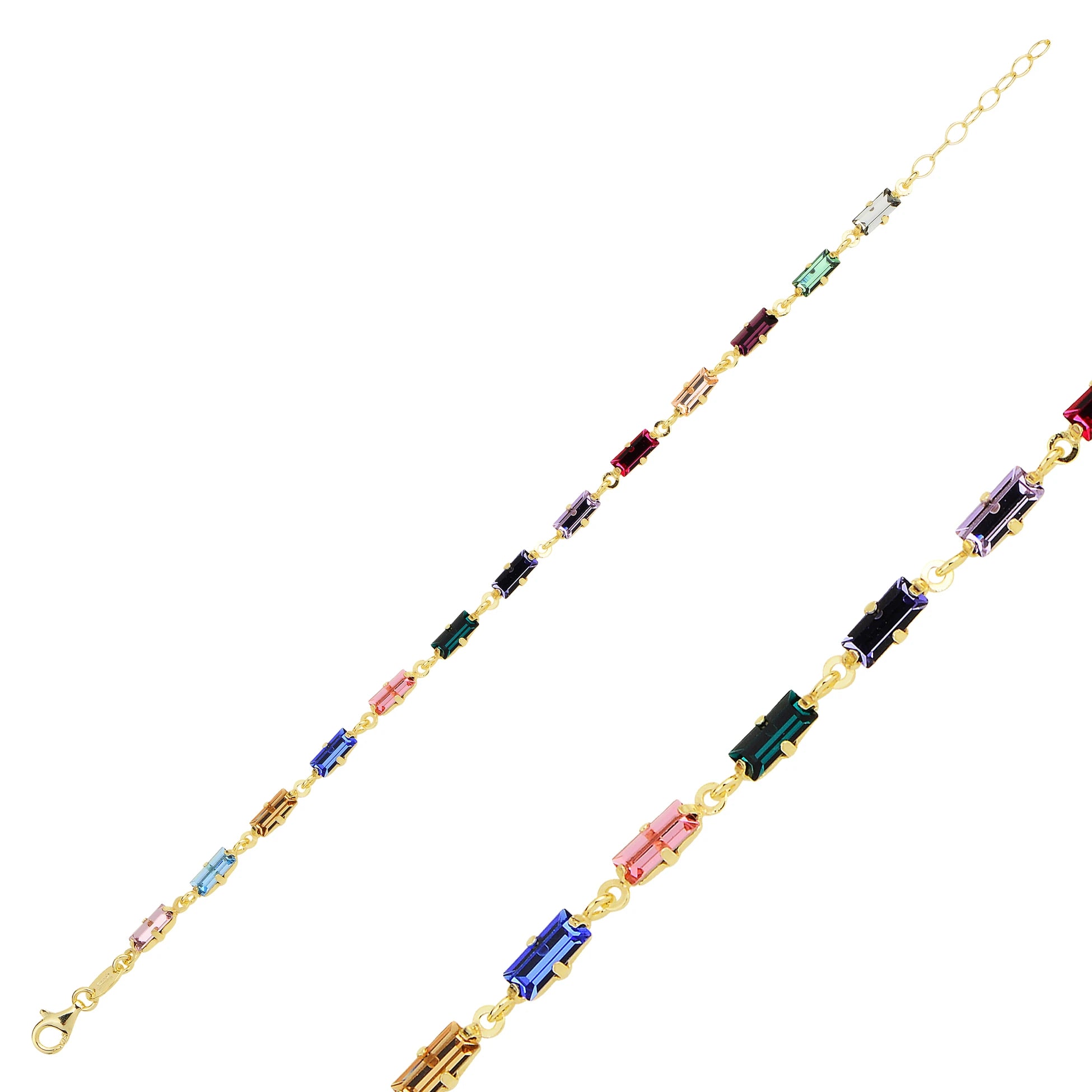 Sparkling Full Eternity Bracelet - Dazzling All-Around Design
