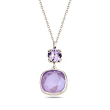 Collier pendentif fleur d'iris délicate - Féminin et chic