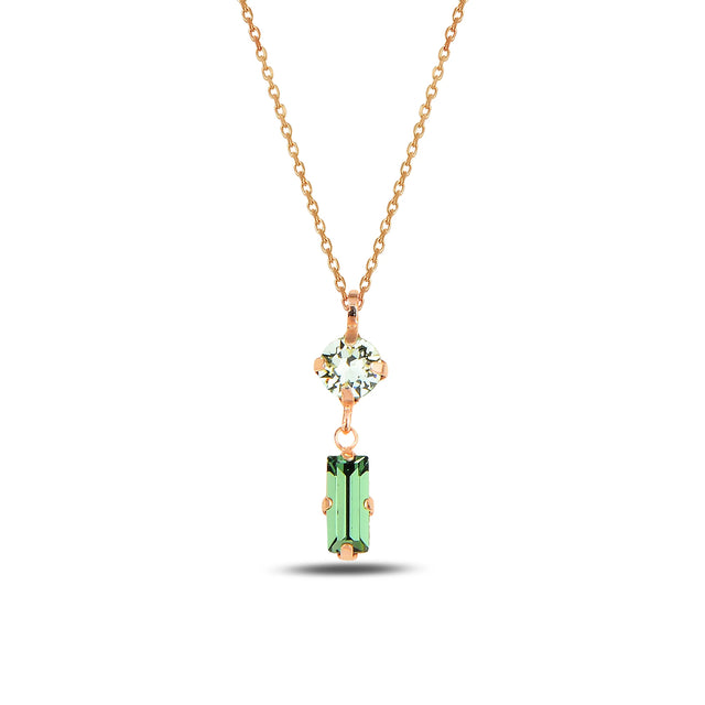 Double Dangling Pendant Necklace - Elegant & Versatile