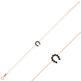 Sterling Silver Lucky Horseshoe Bracelet - Symbol of Good Fortune