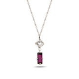 Double Dangling Pendant Necklace - Elegant & Versatile