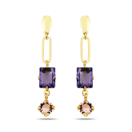 Elegant Drop Earrings - Large Statement Dangling Design