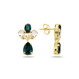 Exquisite Flower Stud Earrings - Rounded Petal Design for Timeless Charm