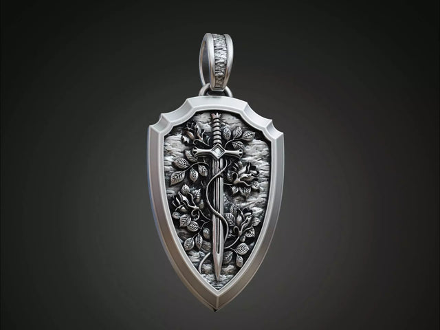 Artisan Crafted Warrior Elegance Necklace