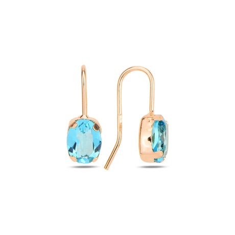Elegant Hook Earrings - Smoothly Rounded Design