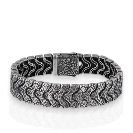 Sterling Silver Link Bracelet - Contemporary Minimalist Style