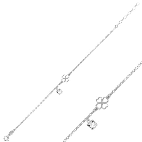 Infinity Heart Charm Bracelet - Elegant Symbol of Everlasting Love