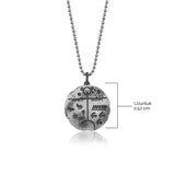 Sterling Silver Saami Charm - Peace Pendant Necklace