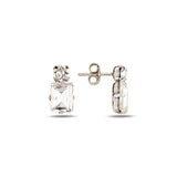 Sculptural Metal Hoop Earrings - Sanremo Bold Collection