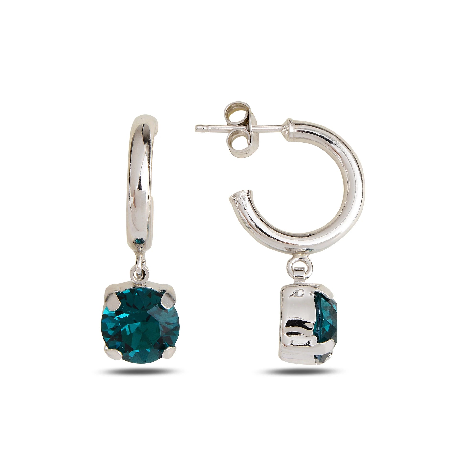 Precisely Cut Minimalist Hoop Earrings - Everyday Shine