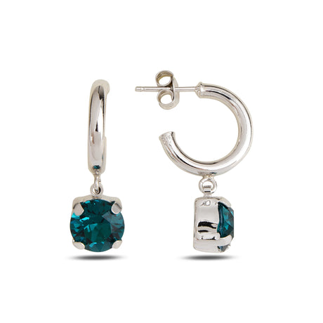 Precisely Cut Minimalist Hoop Earrings - Everyday Shine