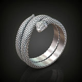 Premium Artisan Norse Serpent Ring