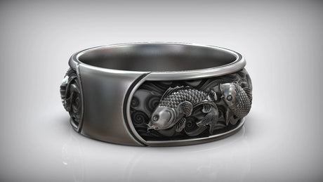 Premium Japanese Koi Fish Ring
