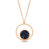 Elegant Circular Hoop Necklace - Modern Mondo Design