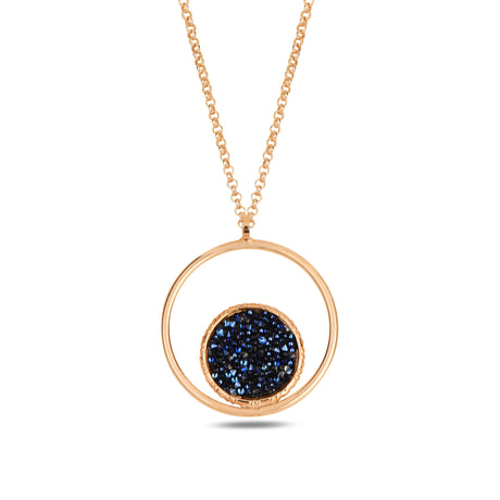 Elegant Circular Hoop Necklace - Modern Mondo Design