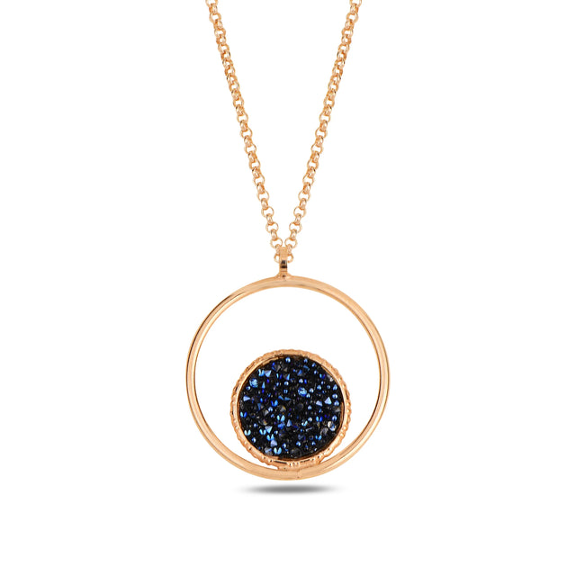 Elegant Circular Hoop Necklace - Modern Mondo Design
