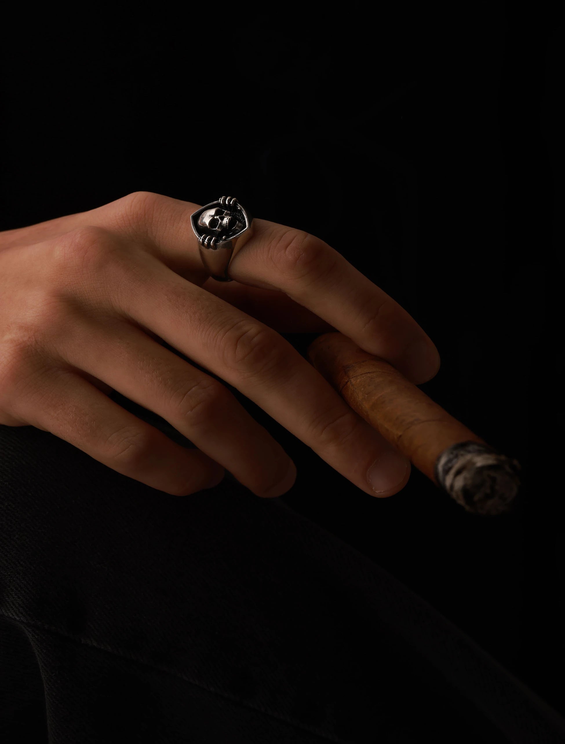 Unique Statement Skeleton Claw Ring