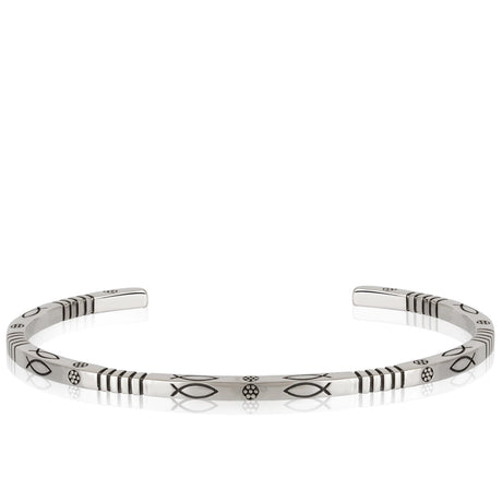 Sterling Silver Solaris Pisces Bracelet - Celestial Zodiac