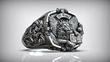 Premium Artisan Saint Mark Lion Ring