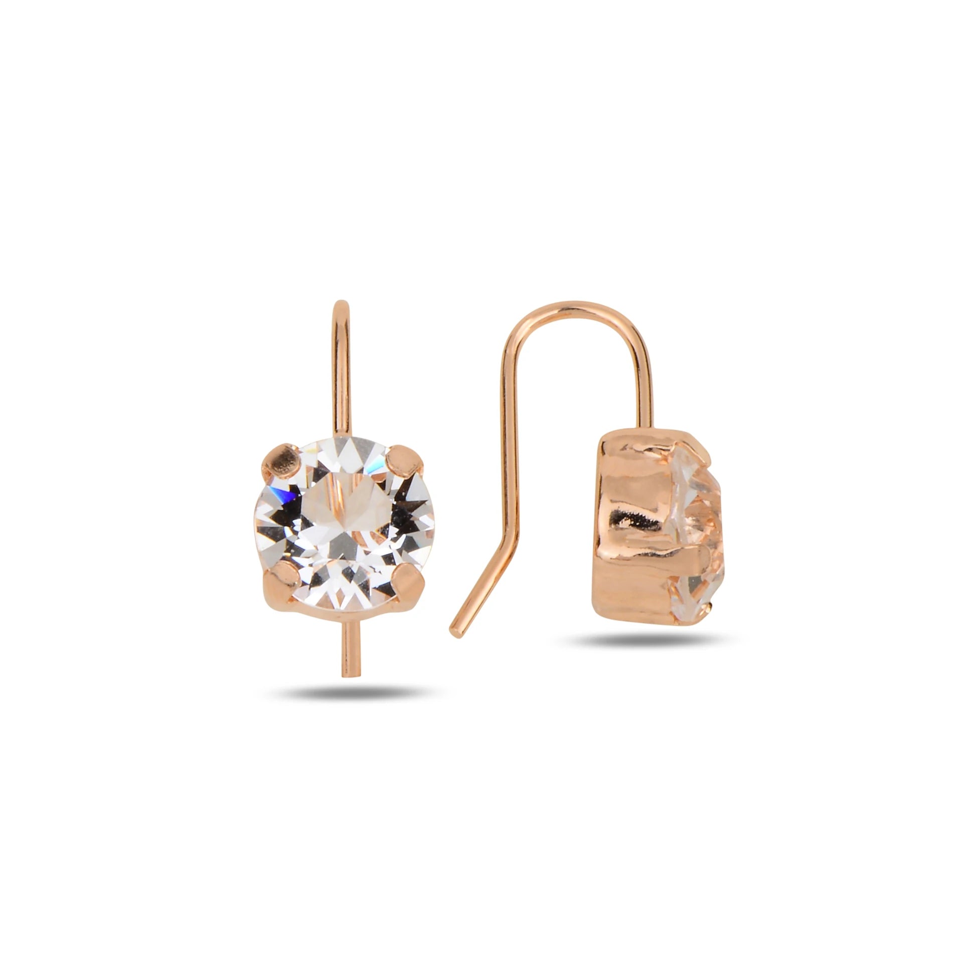 Sparkling Minimalist Hook Earrings - Delicate Everyday Style