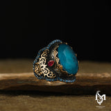 Sterling Silver Men's Ring - Imperial Ottoman Inspired Design