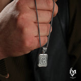 Collana da uomo in argento sterling - Ciondolo personalizzato