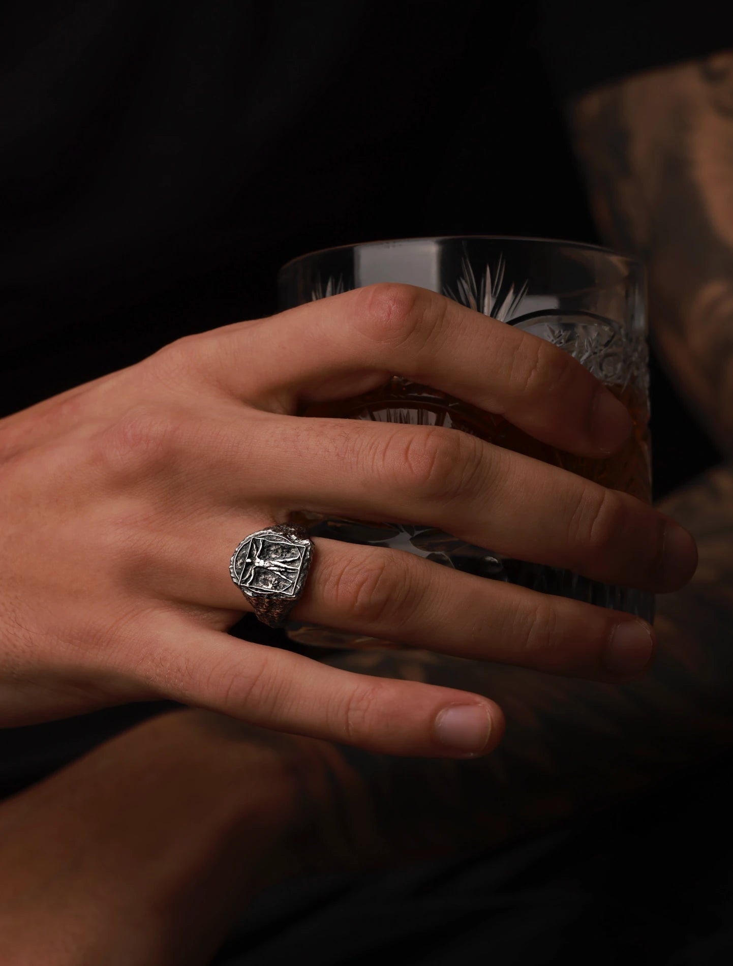 Premium Vitruvian Signet Ring