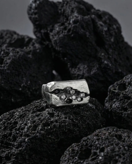 Professional Artisanal Fault Line Ring