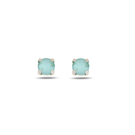 Exquisite Solitaire Stud Earrings - Timeless Vulcan Collection Design