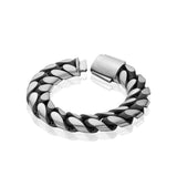 Sterling Silver Gourmet Link Bracelet - Bold Statement Piece