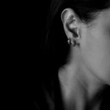 Sterling Silver Zenith Earrings - Elevated Modern Design for Everyday Elegance