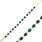 Radiant Full Eternity Bracelet - Sparkling Cubic Zirconia Design