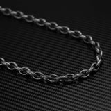 Sterling Silver Einar Chain Necklace - Unique Interlocking Design