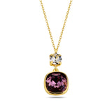 Collier pendentif fleur d'iris délicate - Féminin et chic