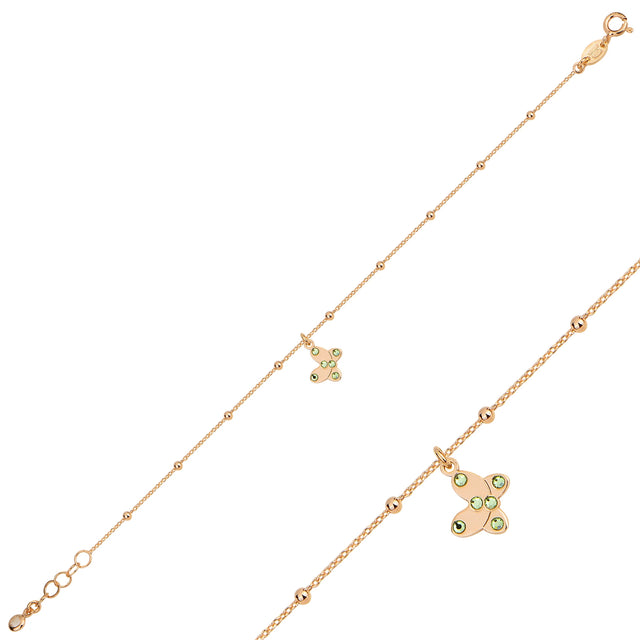 Elegant Butterfly Dangle Bracelet - Delicate Charm Jewelry