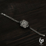 Sterling Silver Men's Pendant Necklace - 'Be, and It Is' Calligraphy