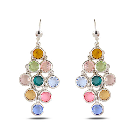Sparkling Minimalist Chandelier Earrings - Elegant Dangle Style