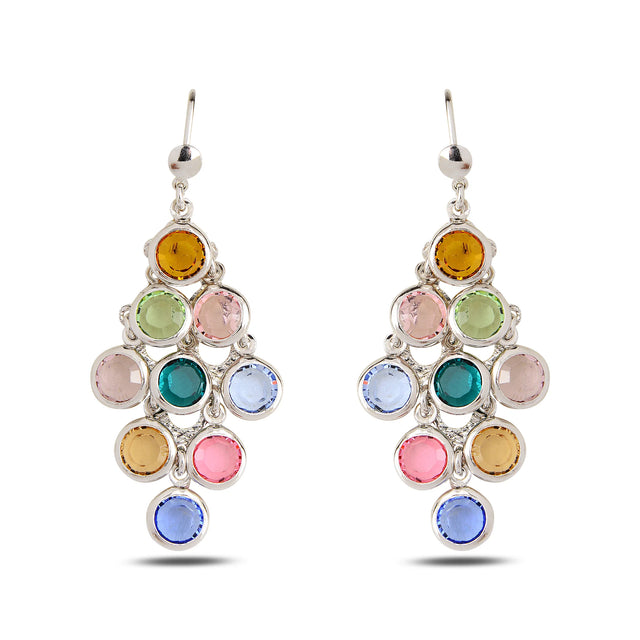 Sparkling Minimalist Chandelier Earrings - Elegant Dangle Style