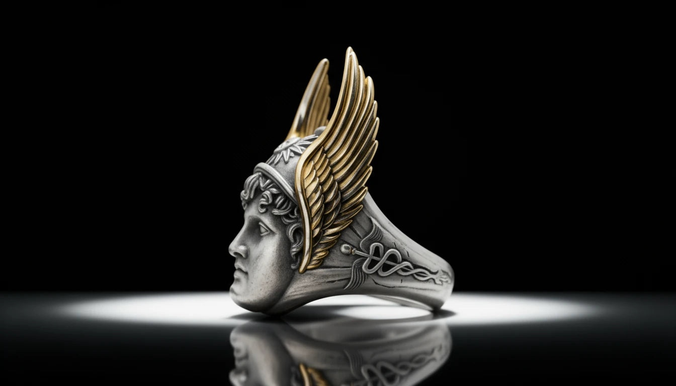 Elegant Winged Statement Ring