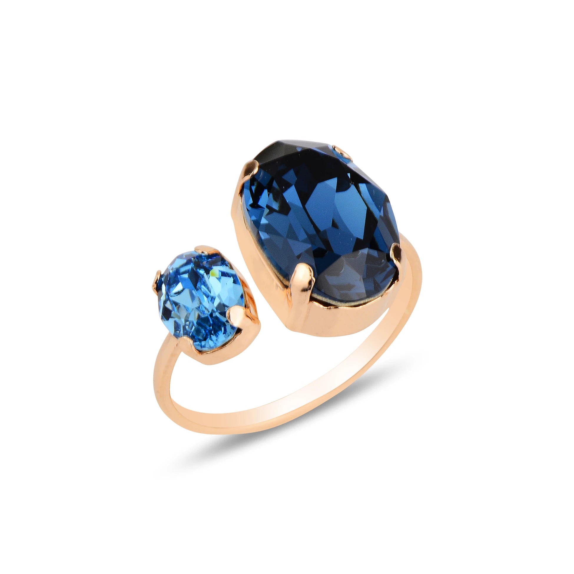Rounded Elegance Open Ring - Contemporary & Versatile Design