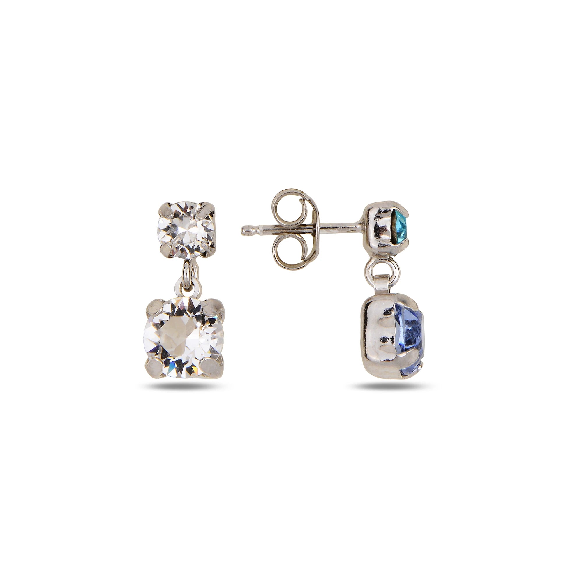 Sparkling Crystal Mini Earrings - Timeless Oval Cut Design