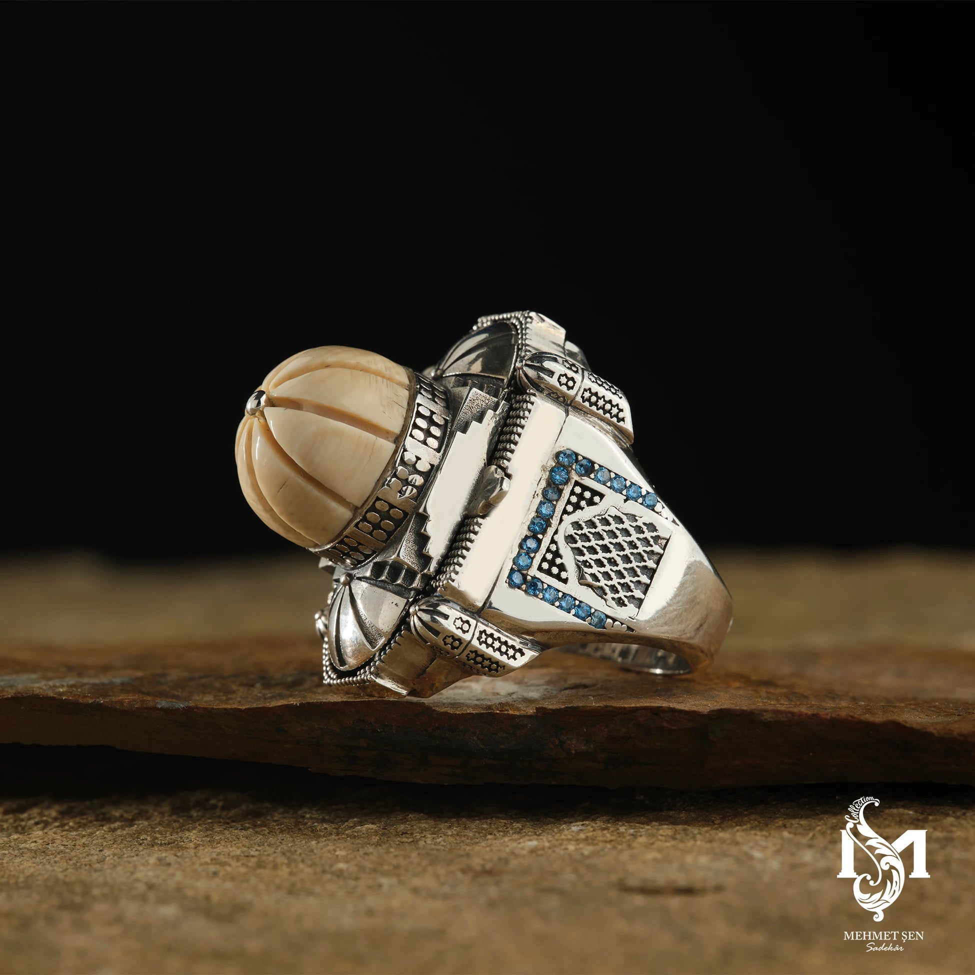 Sterling Silver Men's Ring - Sophisticated Distinctive Design