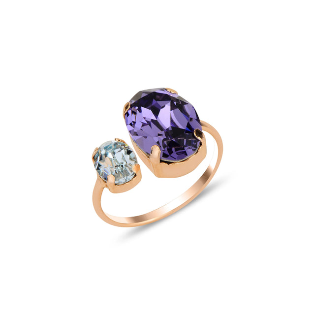 Rounded Elegance Open Ring - Contemporary & Versatile Design