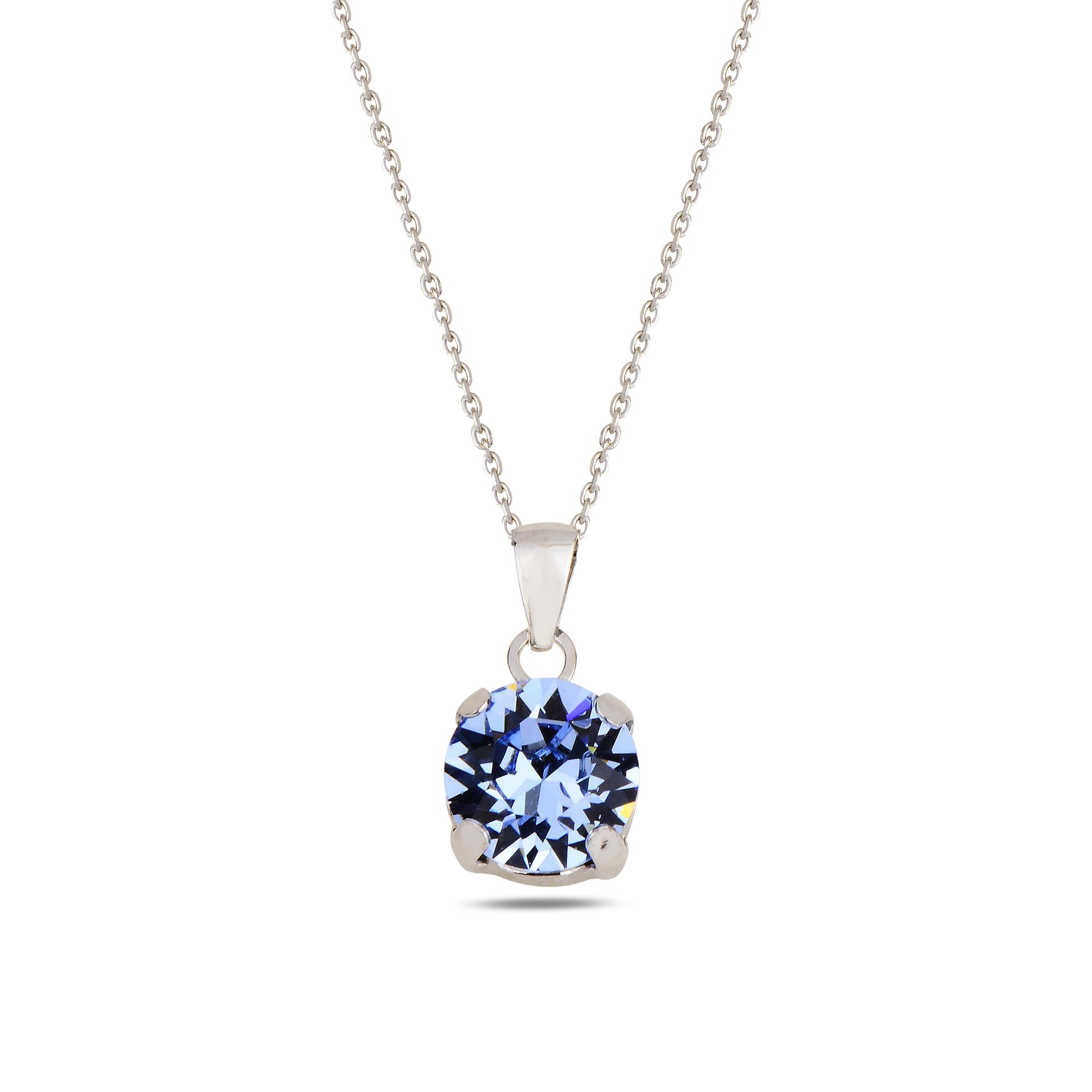Brilliant Stone Pendant Necklace - Minimalist Everyday Sparkle