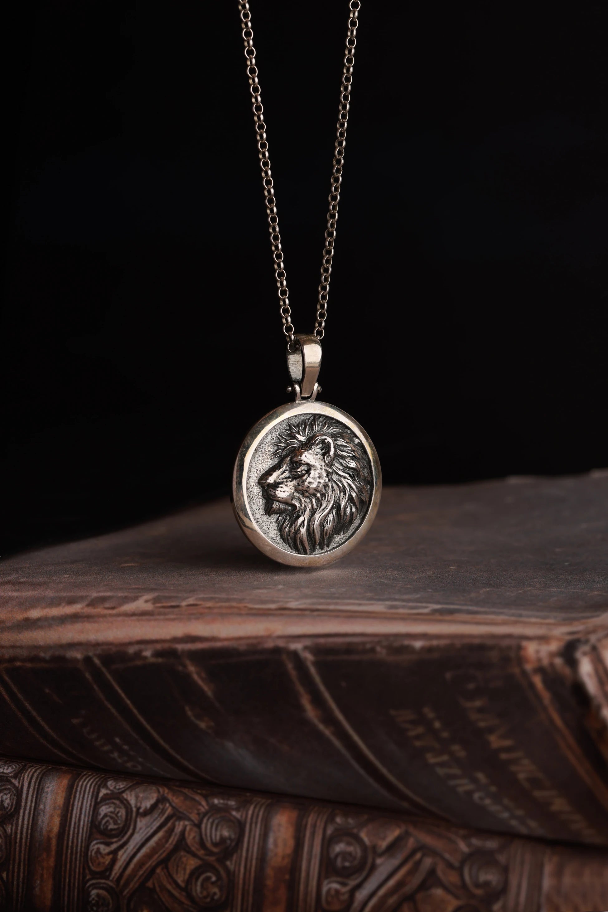Premium Artisan Crafted Lion Heart Necklace