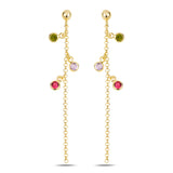 Ceres Minimalist Chain Earrings - Delicate Dangle for Everyday Elegance