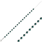 Oslnivý náramek Eternity s krystaly Swarovski - stříbro 925 sterling