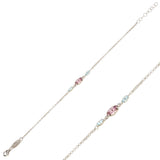 925 Sterling Silver Minimalist Bracelet - Marquise Swarovski Crystal